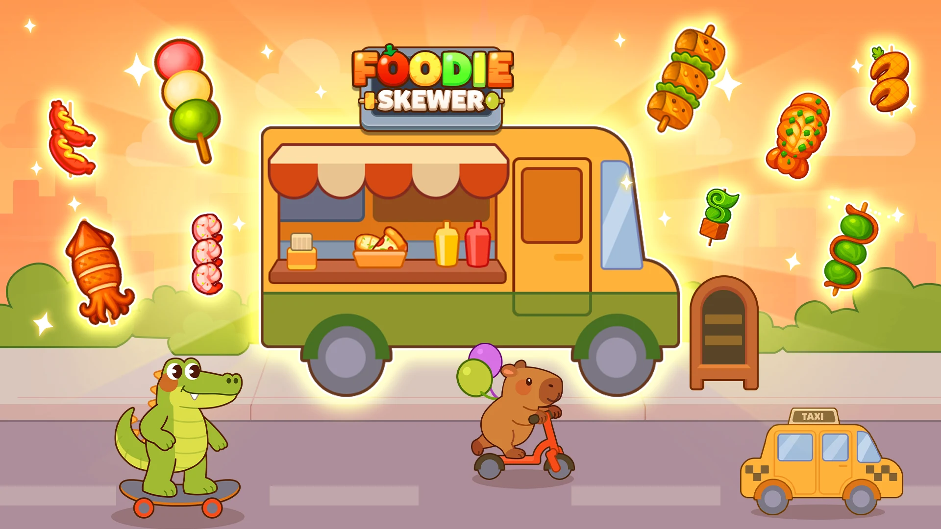 Foodie Skewer: Grill Order screenshot