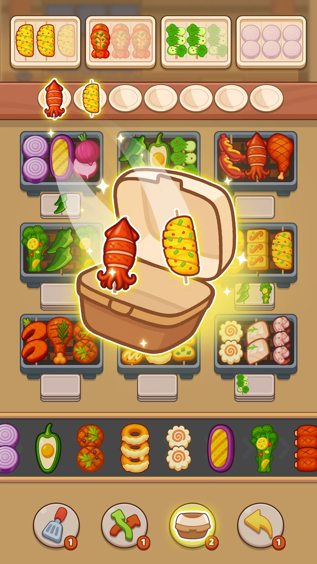 Foodie Skewer: Grill Order screenshot