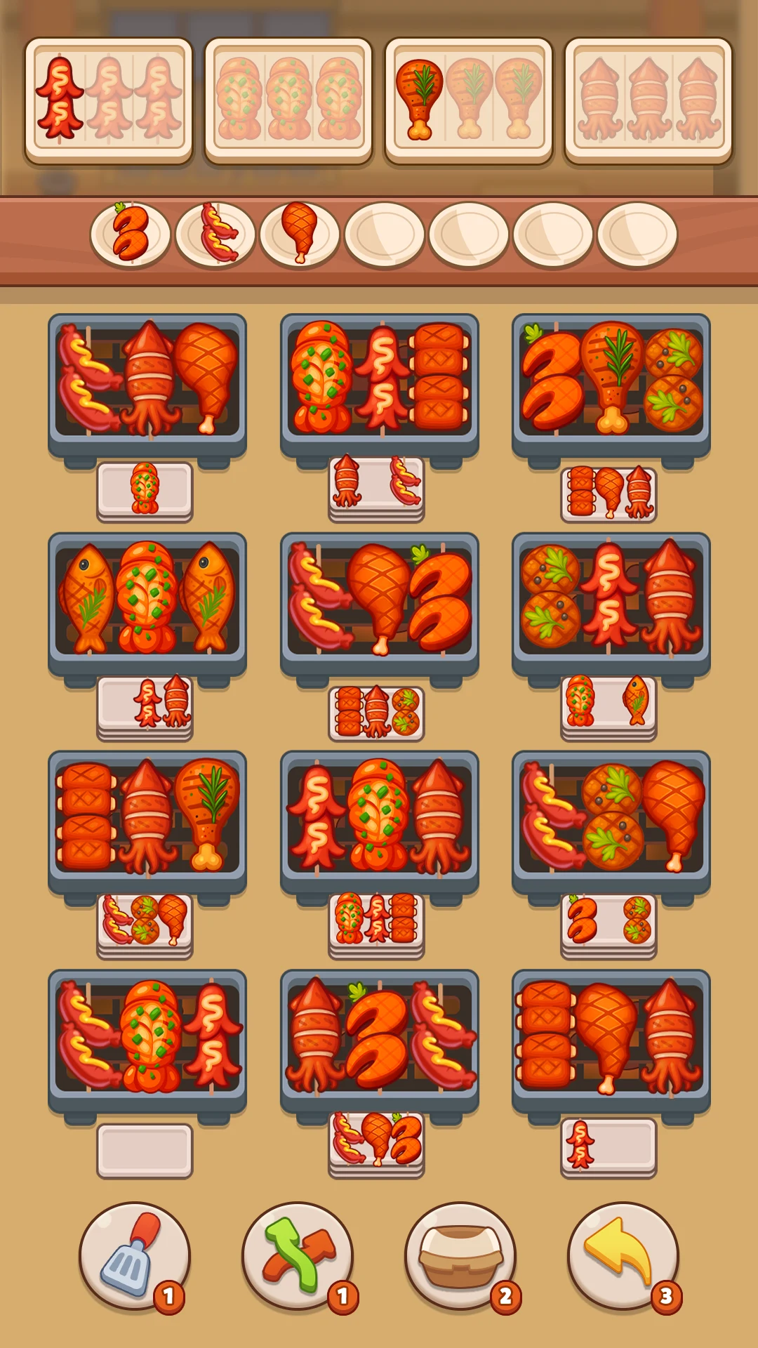 Foodie Skewer: Grill Order screenshot